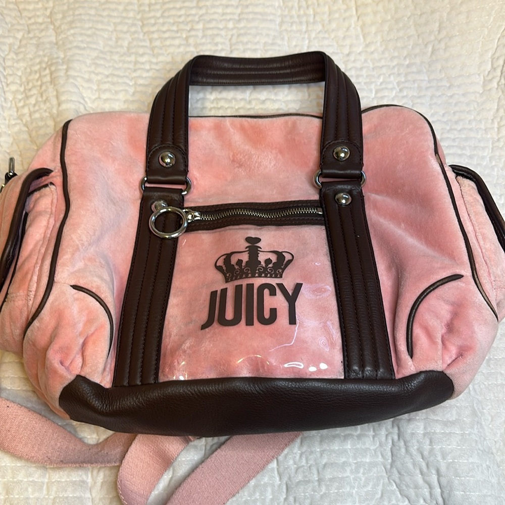 Vintage 2002 juicy couture travel bag